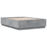 Bed Frame without Mattress Concrete Grey 135x190 cm Double 3209740