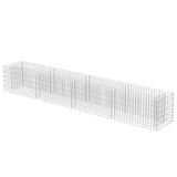 Gabion Raised Bed Silver Galvanised steel 360x50x50 cm 143561