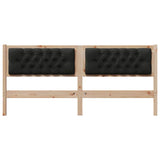 Headboard Other Brown and black 180 cm Solid pine wood 878996