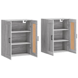 Wall Mounted Cabinets 2 pcs Grey Sonoma Engineered Wood 3198031