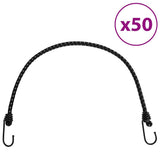Bungee Cords with Reflective Strips and Hooks 50 pcs 59 cm 4008150