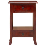 Console Table Brown 50 x 29.5 x 76 cm Solid Mahogany Wood 42009938