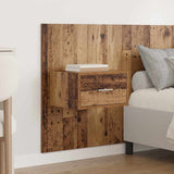 Headboard with Cabinet 3 pcs Old Wood Engineered Wood 3415742