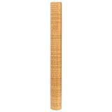 Balcony Screen Light Brown 1000x90 cm Poly Rattan 156278
