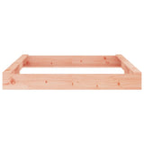 Sandbox with Seats Square Solid Wood Douglas 825042