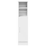 Bathroom Cabinet with Roll Holder White 20.5x22x90 cm 858497