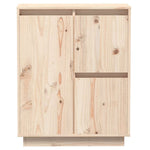 Sideboard 60x34x75 cm Solid Wood Pine 813390