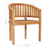 Garden Lounge Set Natural Teak Smooth-sanded teak hardwood Medium 3059963