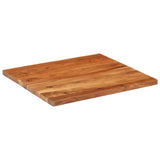 Table Top 110x80x3.8 cm Rectangular Solid Wood Acacia 371006