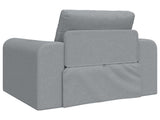 Folding Sofa Bed Light Grey 98 x 71 x 83 cm Fabric 42030500