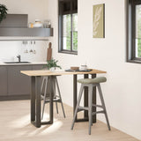 Bar Table Legs T-Shaped 2 pcs Black 50x35x cm Steel 4013079