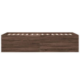 Bed Frame without Mattress Brown Oak 90x190 cm Single 3280978