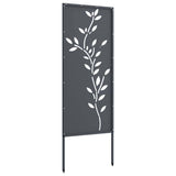 Garden Privacy Screen Anthracite 50 x 140 cm Cold-rolled steel 876324
