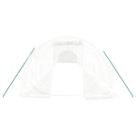 Greenhouse with Steel Frame White 54 m² 18x3x2 m 3188057