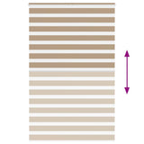 Zebra Blind Sand Brown 150x230 cm Fabric Width 145.9 cm Polyester 4014609