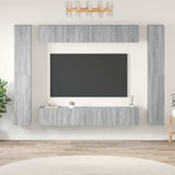 10 Piece TV Cabinet Set Grey Sonoma Engineered Wood 3120249