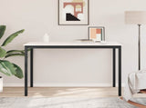 Bar Table White 150 x 80 x 105 cm Solid Pine Wood 892810