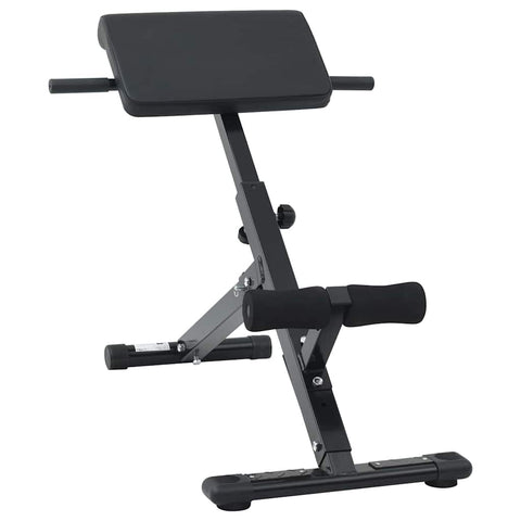 Hyperextension Bench Black 101 x 70 x 71 cm Powder-coated steel 42002573