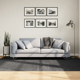 Rug IZA Short Pile Scandinavian Look Anthracite 160x230 cm 375430