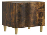 Bedside Cabinet Smoked Oak 43 x 34.5 x 50 cm Engineered Wood 894575
