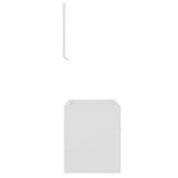 2 Piece Bathroom Furniture Set White Engineered Wood 804782