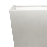 ZNTS Garden Planter 30x30x30 cm Stainless Steel 851046