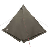 Family Tent Tipi 6-Person Brown Waterproof 4009443
