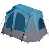 Camping Tent Cabin 5-Person Blue Waterproof 94753