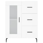 Highboard White 69.5x34x180 cm Engineered Wood 3189525