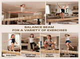 7.5ft Adjustable Balance Beam, Gymnastics Beam with Wheels, Gymnastics Equipment for 6 Years Old T3398P425025