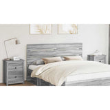 Headboard Grey Sonoma Engineered Wood 887518