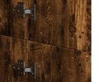 Highboard Smoked Oak 60x35x180 cm Engineered Wood 3276669