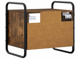 Hanging Bedside Cabinet 2 pcs Smoked Oak 40 x 30 x 50 cm 8013559