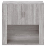 ZNTS Wall Cabinet Grey Sonoma 80x33x80 cm Engineered Wood 816590