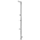 Garden Shower 220 cm Stainless Steel 315939