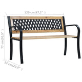 Garden Bench 120 cm Wood 47944