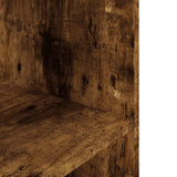 Aquarium Stand Smoked Oak 100x40x60 cm Engineered Wood 833588
