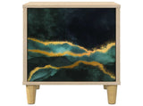 Bedside Cabinet WIJHE 2 pcs Sonoma Oak 36 x 33 x 50 cm 8007200