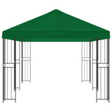 6 x 3 m Green Polyester and Steel 190 3375986