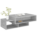 Coffee Table Concrete Grey 105x55x32 cm Engineered Wood 808526