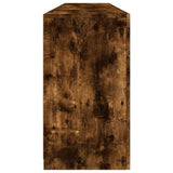 Sideboard with LED Lights Smoked Oak 164x37x67 cm 3209055