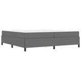 Bed Frame with Mattress Light Grey 200 x 200 cm Fabric 3399140