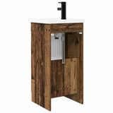 Bathroom Vanity with Sink Old Wood 42 x 40 x 84.5 cm 890002