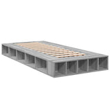 Bed Frame without Mattress Grey Sonoma 90x190 cm Single 3280529