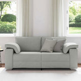 Sofa Cloud Grey 180 x 77 x 82 cm Fabric 4105235