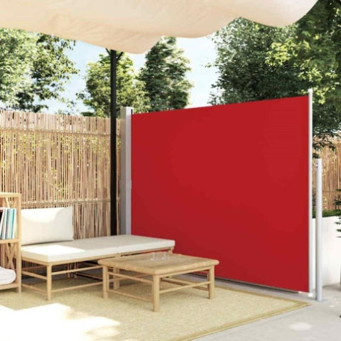 Patio Terrace Side Awning 160 x 300 cm Red 41046