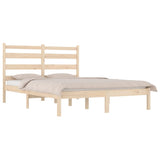 3103628 Bed Frame without Mattress Solid Wood 140x190 cm