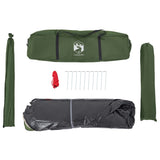 ZNTS Camping Tent Dome 4-Person Green Quick Release 4004143