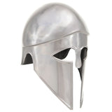 Greek Warrior Helmet Antique Replica LARP Silver Steel 286212