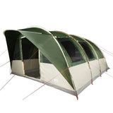 Family Tent Tunnel 7-Person Green Waterproof 94625